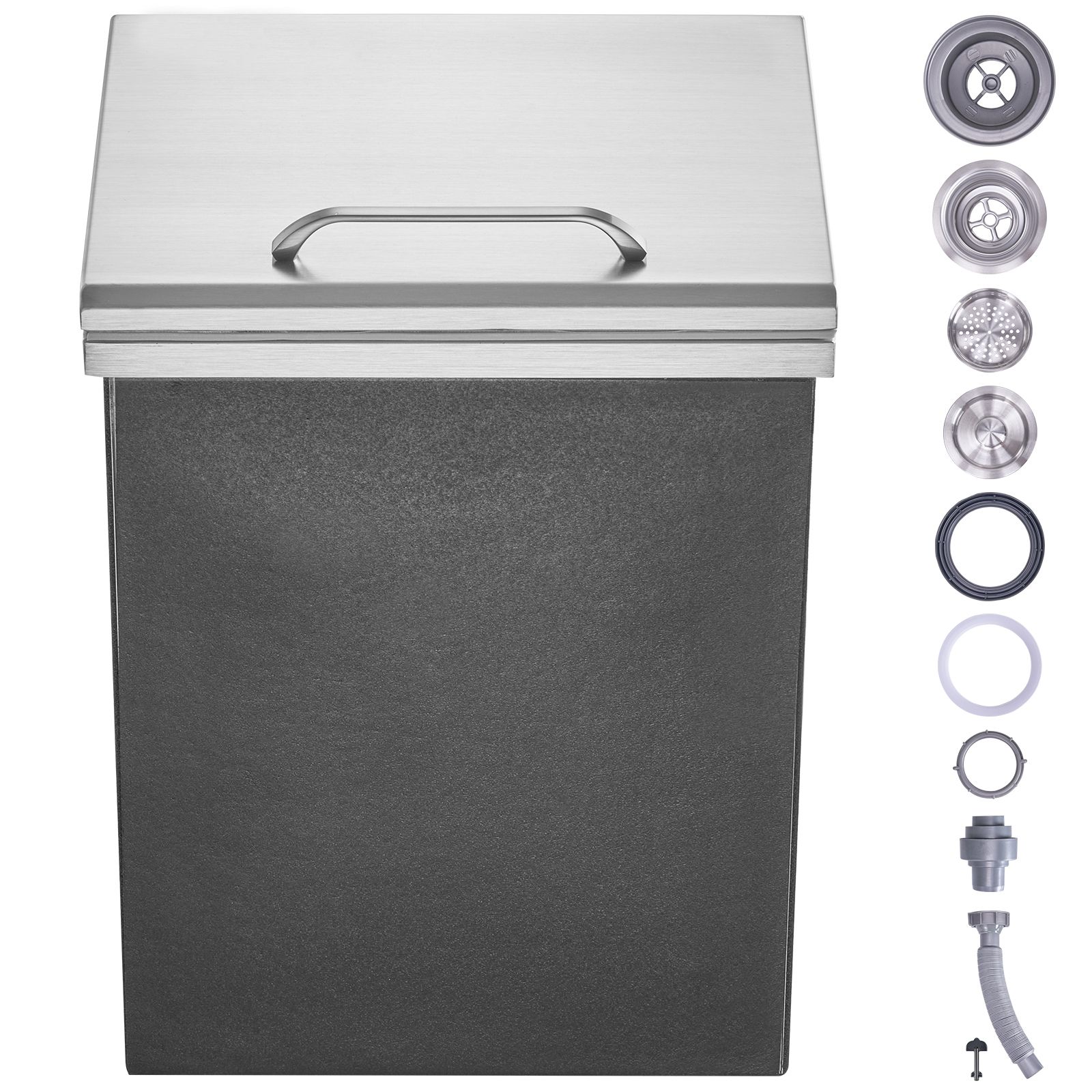 Commercial Kitchen Bin - 드롭인 아이스 체스트, 14인치 길이 x