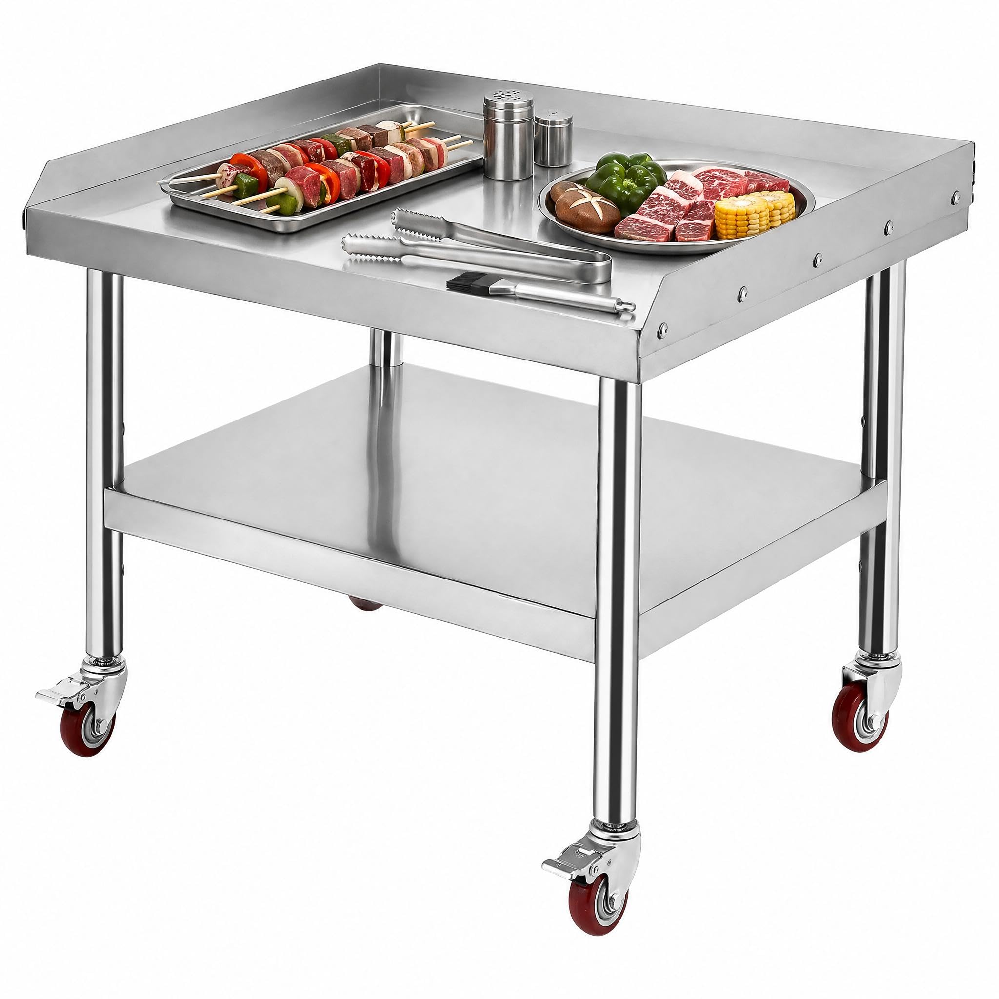 Commercial Kitchen Worktops - 스테인리스 스틸 장비 그릴 스탠드 테이블