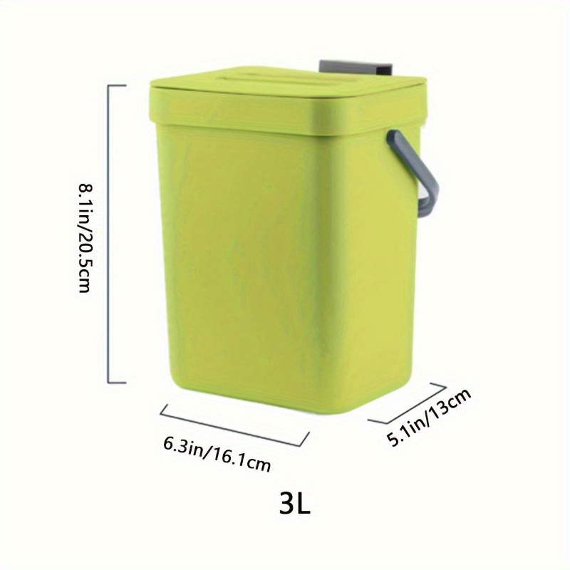 공간 절약형 저소음 닫힘형 쓰레기통 3L 5L 밀폐형  - Commercial Kitchen Bin 리뷰 및 가격