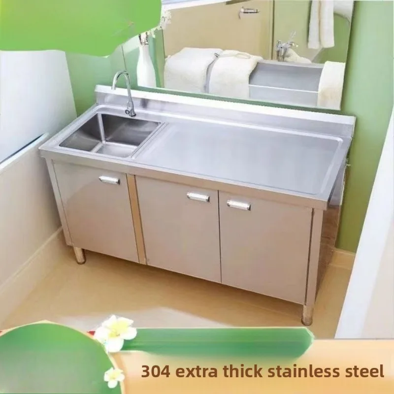 두꺼운 스테인리스 스틸 소재의 주방 싱크대, 상업용 및 - Commercial Kitchen Worktops 리뷰 및 가격